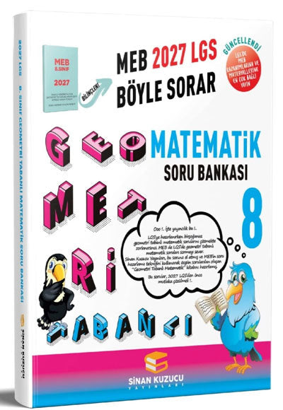 2027 8. Sınıf LGS Geometri Tabanlı Soru Bankası Sinan Kuzucu