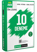 2026 KPSS Genel Yetenek Genel Kültür Ön Lisans Tamamı Çözümlü 10 Deneme (YEŞİL)