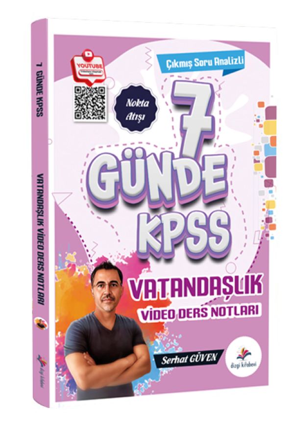 2026 KPSS 7 Günde Vatandaşlık Çıkmış Soru Analizli Video Ders Notları Serhat Güven