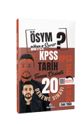 2026 KPSS Ösym Böyle Sorar Tarih Tamamı Çözümlü 20 Deneme Sınavı Zeki Tuğa