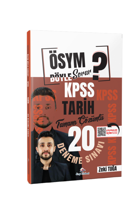 2026 KPSS Ösym Böyle Sorar Tarih Tamamı Çözümlü 20 Deneme Sınavı Zeki Tuğa