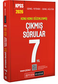 2026 KPSS Genel Yetenek Genel Kültür Konu Konu Düzenlenmiş Tamamı Çözümlü Çıkmış Sorular 7 Yıl