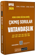 2026 KPSS Genel Yetenek Genel Kültür Konu Konu Düzenlenmiş Tamamı Çözümlü Çıkmış Sorular VATANDAŞLIK