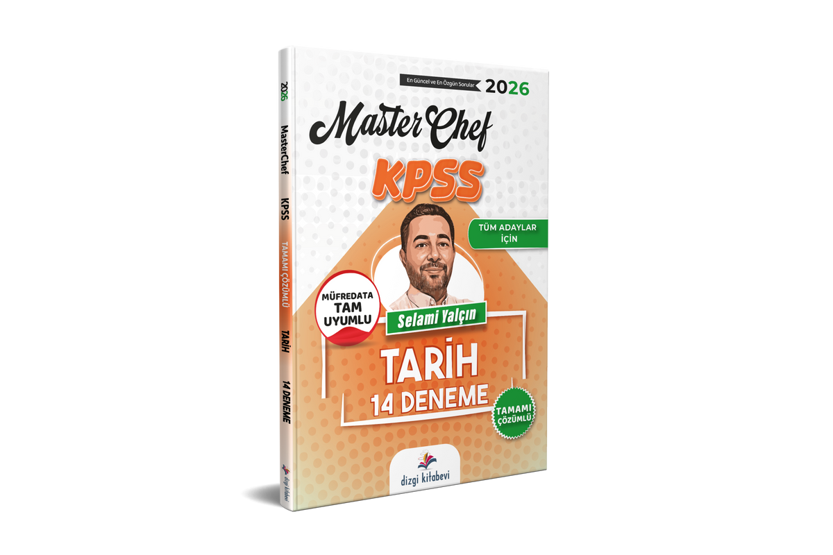 2026 Tüm Adaylar İçin MasterChef Kpss Tarih Tamamı Çözümlü 14 Deneme Selami Yalçın