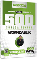 2026 KPSS Son Viraj Serisi Vatandaşlık Tamamı Yazılı Çözümlü 500 Soruda Genel Tekrar Kampı