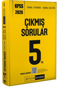 2026 KPSS Genel Yetenek Genel Kültür Tamamı Çözümlü Çıkmış Sorular 5 Yıl