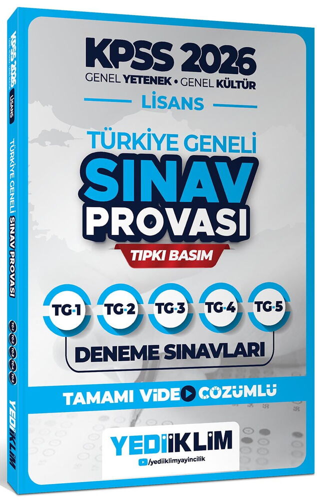 2026 KPSS Lisans GY-GK Türkiye Geneli Video Çözümlü Denemeler