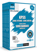 2026 KPSS Ön Lisans Soru Bankası Modüler Set Genel Yetenek Genel Kültür Tamamı Çözümlü (5 Kitap)