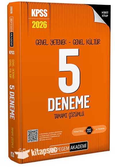 2026 KPSS Genel Yetenek Genel Kültür Tamamı Çözümlü 5 Deneme