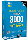 2026 KPSS Genel Yetenek Genel Kültür Ezberbozan 3000 Tamamı Video Çözümlü Soru Bankası