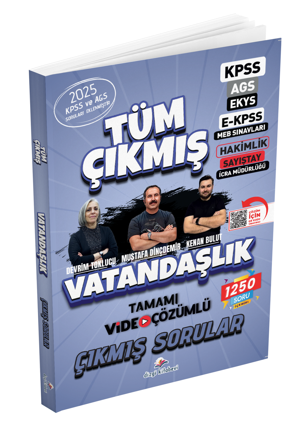 2026 KPSS Vatandaşlık Tüm Çıkmış Sorular - Video Çözümlü 1250 Soru